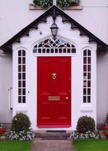 Red home door (Irland)