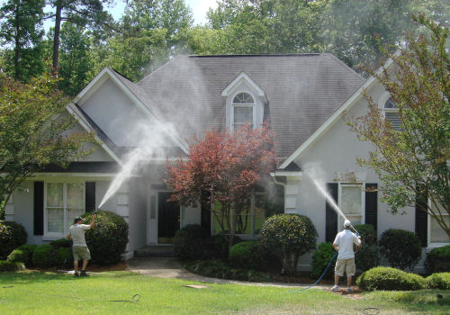 Creative Pressure Washing Home Exterior with Simple Decor