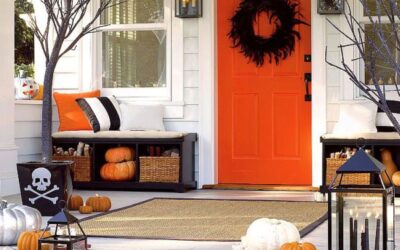 Decorating your Front Entry for Halloween